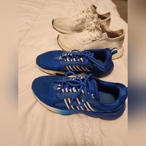 2 pair of Addidas sneakers